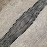 Neoprene Nylon Web Girth, 1x els *vgc, clean, seams: mnr hair & residue