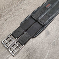 Neoprene Nylon Web Girth, 1x els *vgc, clean, seams: mnr hair & residue