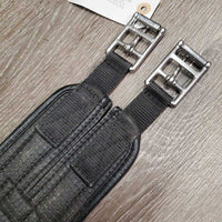 Neoprene Nylon Web Girth, 1x els *vgc, clean, seams: mnr hair & residue