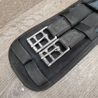 Anatomical Memory Foam Short Girth, 2x els, Center D Ring *vgc, mnr hair & snags, dirty, NO Center Strap