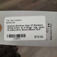 27 Bamboo String Cinch, 2x D Rings *vgc, clean & dusty/dirty