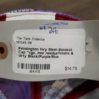 Hvy Mesh Baseball Cap *vgc, mnr residue?stains & dirty