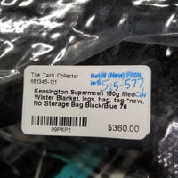 Supermesh 180g Med Winter Blanket, Belly, legs, bag, tag *new