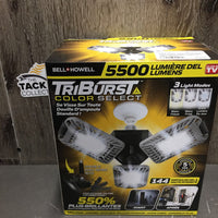 Bell & Howell Triburst Color Select Light Fixture *easily screws into any standard light socket, box