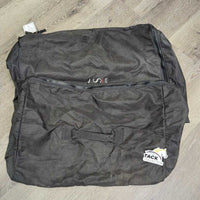 Nylon Blanket Storage Bag, Zipper Top *fair, cracking lining, dirt, torn/iunstitched seams, smells musty, burn?holes