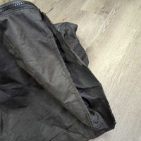 Nylon Blanket Storage Bag, Zipper Top *fair, cracking lining, dirt, torn/iunstitched seam, smells musty