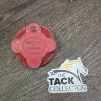 Round Rubber Safety Cork Cleaner, cap *vgc/xc, clean, scrapes, scratches, faded