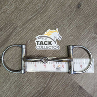 Thin Curved D Ring Snaffle Bit *gc, dirty, scuffs, residue