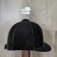 DISPLAY ONLY - NOT FOR RIDING USE *Velvet Hunt Helmet, box *new , older