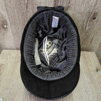 DISPLAY ONLY - NOT FOR RIDING USE *Velvet Hunt Helmet, box *new , older