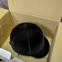 DISPLAY ONLY - NOT FOR RIDING USE *Velvet Hunt Helmet, box *new , older