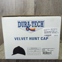DISPLAY ONLY - NOT FOR RIDING USE *Velvet Hunt Helmet, box *new , older