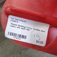 Plastic Bathing Curry *xc/like new, clean, mnr bent
