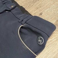 Schooling Euroseat Breeches *gc, pilly inside, seat: rubs, pulled seam, snags, rubs, faded?