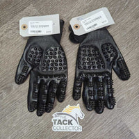 Pr Grooming Gloves *xc/like new, mnr hair
