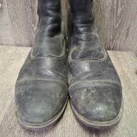 Paddock Boots, Double Zips *gc, dirty, faded, rubs, scrapes, scratches, scuffs, inner heel rubs/holes