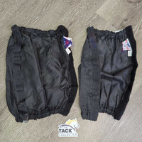 2 Nylon Sport Boot Covers *gc, peeling logos, clean, rubs