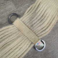 27 String Mohair Cinch, 2x D Rings *gc, clean, v.hairy, stains, rubs