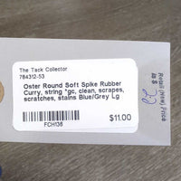 Round Soft Spike Rubber Curry, string *gc, clean, scrapes, scratches, stains