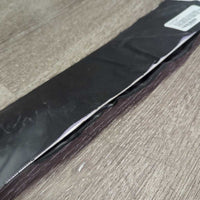 Curved Single Strand Bling & Leather Browband, snap ends, Bag *xc/like new