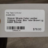 Leather Cribbing Collar, Box *new