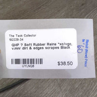 Soft Rubber Reins *xc/vgc, v.mnr dirt & edges scrapes
