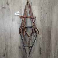 Rick Wheat Noavel Noseband & Leather Headstall, info DVD *xc/like new, mnr stains & scuffs