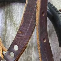 Rick Wheat Noavel Noseband & Leather Headstall, info DVD *xc/like new, mnr stains & scuffs