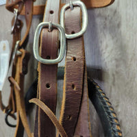 Rick Wheat Noavel Noseband & Leather Headstall, info DVD *xc/like new, mnr stains & scuffs