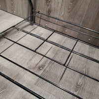 Folding Metal Saddle Rack, metal bottom rack *gc, dirty, scratches