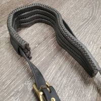 Biothane Lungeing Cavesson, Neoprene Padded Nose & Crown *vgc/gc, dirt, trimmed straps