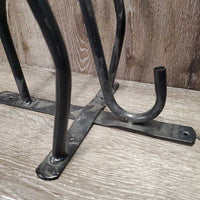 Wall Mount Metal Saddle Rack *xc, mnr scratches, scrapes & rubs