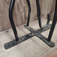 Wall Mount Metal Saddle Rack *xc, mnr scratches, scrapes & rubs