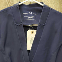 Show Jacket, leather? trim, garment bag *vgc, dirty