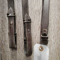 "Week Monday" FS Rsd Padded Monocrown Bridle, Rubber Reins *gc, NO Flash, dirty, Missing Logo, loose keepers, scrapes, bent, dent, stains, rubs