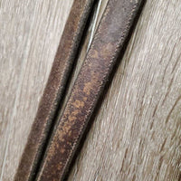 "Week Monday" FS Rsd Padded Monocrown Bridle, Rubber Reins *gc, NO Flash, dirty, Missing Logo, loose keepers, scrapes, bent, dent, stains, rubs