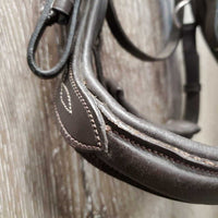 Rsd Padded Monocrown Bridle, Anatomical Noseband, Rubber Web Reins, bling *vgc, clean, mnr scrapes, rubs, dirt & scuffs
