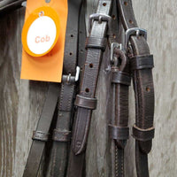 Rsd Padded Monocrown Bridle, Anatomical Noseband, Rubber Web Reins, bling *vgc, clean, mnr scrapes, rubs, dirt & scuffs