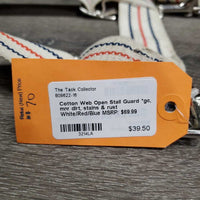 Cotton Web Open Stall Guard *gc, mnr dirt, stains & rust