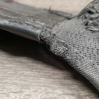 Elastic & Padded Neoprene Short Belly Girth, keepers *fair, v.torn, breaking & stretched elastic, cracking padding, film, stainm dirt