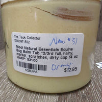 Equine Bug Balm Tub *2/3rd full, hairy, marker, scratches, dirty cap