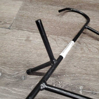 Portable Stall Mount Wire - Metal Saddle Rack *gc, rubs, scratches, mnr tape