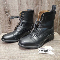 JUNIORS Paddock Boots, laces *xc, v.mnr scratches, dented L Toe