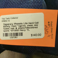 Hard Cell Safety Vest *vgc/xc, clean, mnr faded, hair & stains?discolored spots *07/2021