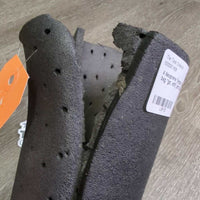 4 Closed Hard Foam "Porter Boot" Leg Guards, Mesh Bag *gc/vgc, clean & dirty, rubs, scrapes, rip, trimmed edges, 1-deep dent