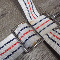 Open Cotton Web Stall Guard *vgc, clean, rusty/stains, mnr frays, dingy