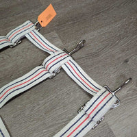 Open Cotton Web Stall Guard *vgc, clean, rusty/stains, mnr frays, dingy