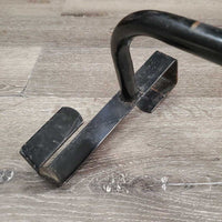 Metal Stall Mount Adjustable - Extendable Blanket Rack *fair, scratches, scrapes, rust, v.dirty, v.bent