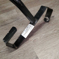 Metal Stall Mount Adjustable - Extendable Blanket Rack *fair, scratches, scrapes, rust, v.dirty, v.bent
