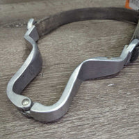 Nutcracker Cribbing Collar *gc/fair, clean, dirty, snags, faded, rubs, bent/sharp grommets, wavy/bent